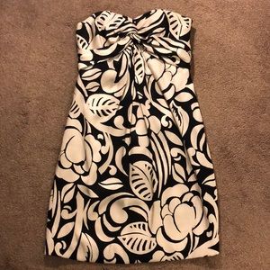 Floral Strapless Dress